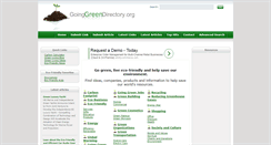 Desktop Screenshot of goinggreendirectory.org